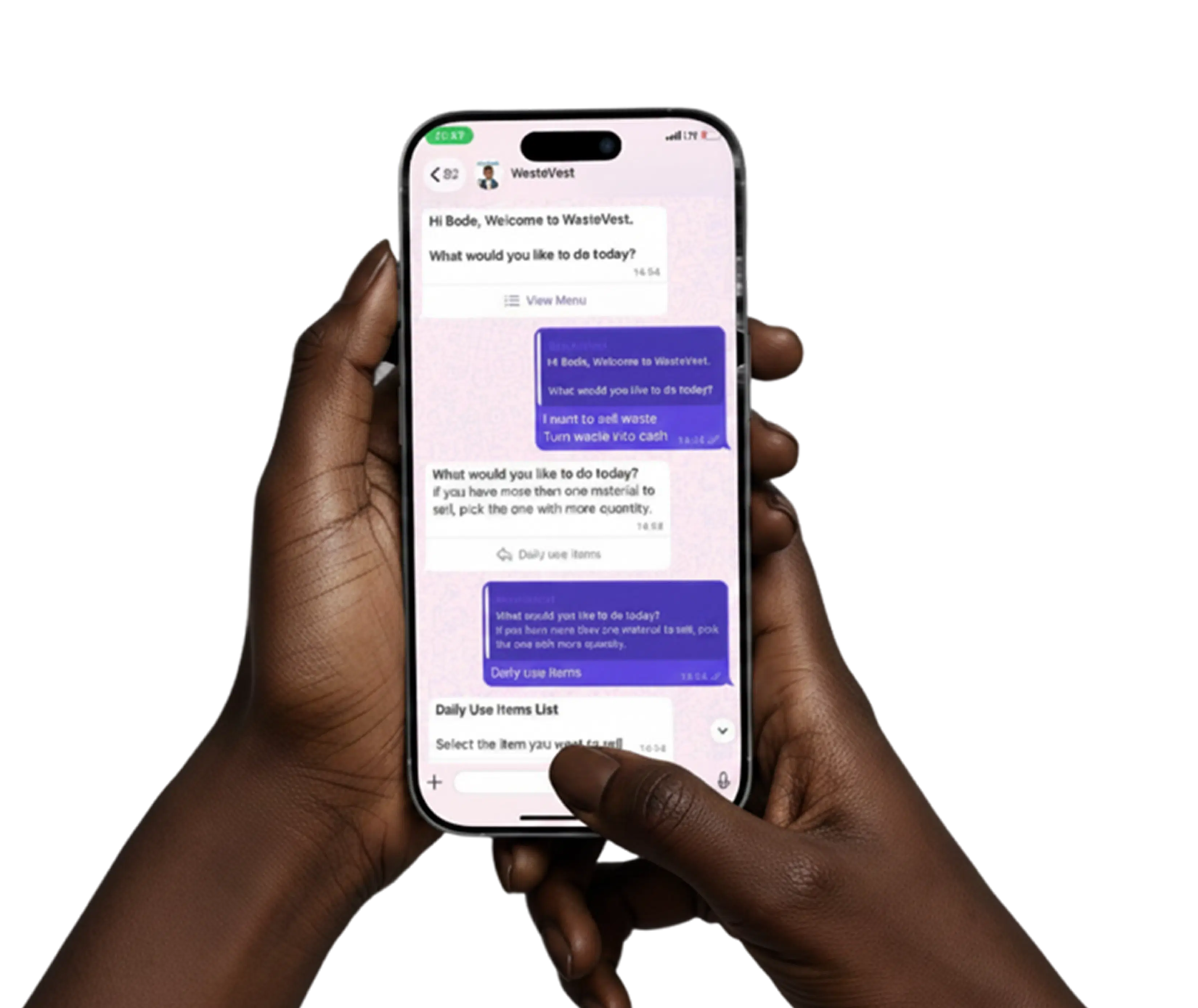 Routebeacon WhatsApp Demo